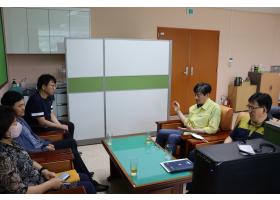 새로부임한 노사협력과 과장과의 상견례(2020.07.07)